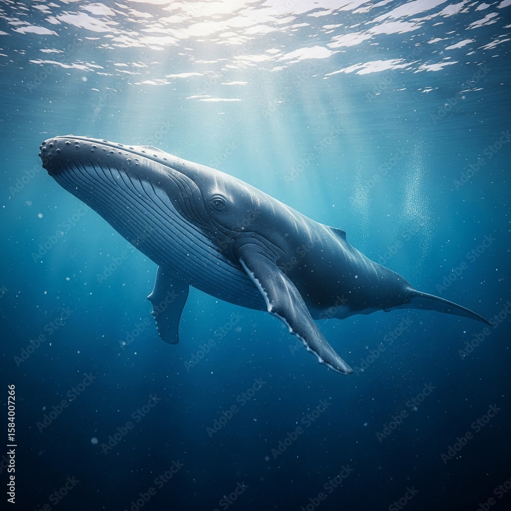 Naklejka premium great white shark