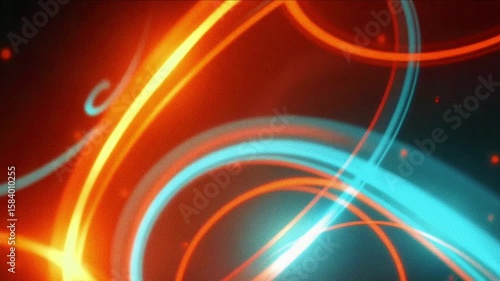 abstract colorful background.Seamless 4k time lapse virtual video animation 