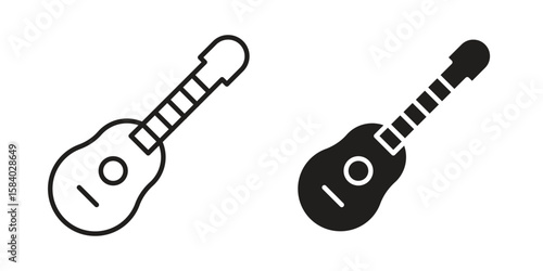 Ukulele icon concept for infographic, website or app.