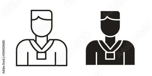 Tourist Guide icon concept for infographic, website or app.