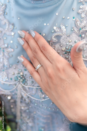 Elegance wedding with luxury ring