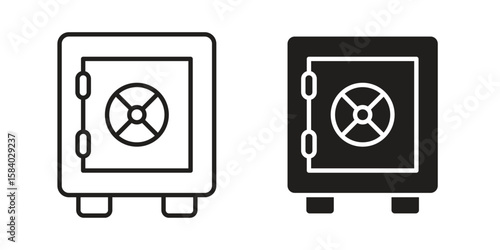 Safe icon concept for infographic, website or app.
