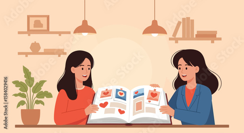 Celebrating National Girlfriend Day A heartwarming scrapbook of love and memories shared between best friends forever.