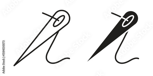 Needle icon concept for infographic, website or app.