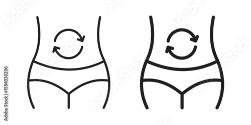 Metabolism icon concept for infographic, website or app.