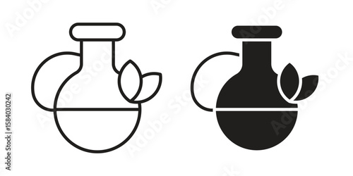 Massage oil icon concept for infographic, website or app.