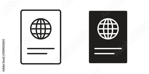 Immigration icon concept for infographic, website or app.
