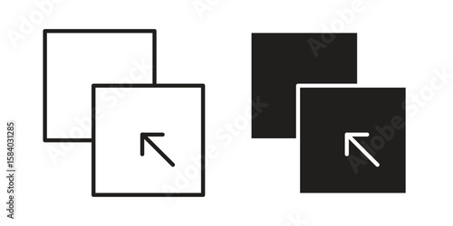 Drag and drop icon concept for infographic, website or app.