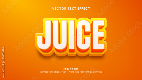 juice editable text effect juice editable font 3d