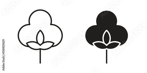 Cotton icon concept for infographic, website or app.