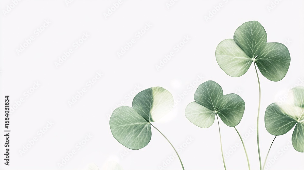 Obraz premium green leaf clover