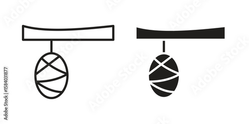 Cocoon icon concept for infographic, website or app.