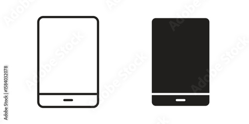 Cell phone icon concept for infographic, website or app.