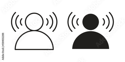 Brand awareness icon concept for infographic, website or app.