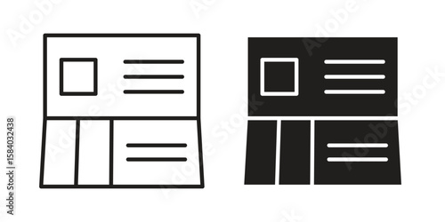 Bankbook icon concept for infographic, website or app.