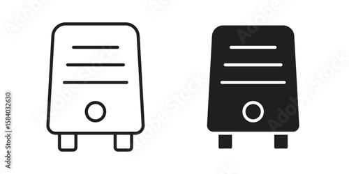 Air purifier icon concept for infographic, website or app.