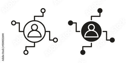 Affiliate marketing icon concept for infographic, website or app.