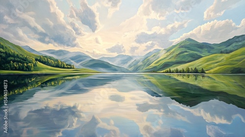 lake in the mountains