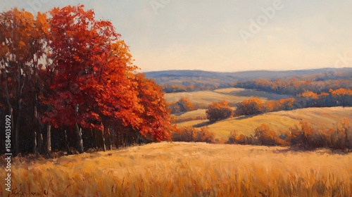 Wallpaper Mural autumn in the mountains Torontodigital.ca