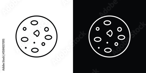 Thalassaemia icon Logo Template. lianer pictogram set.