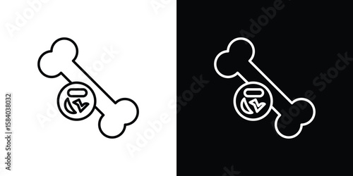 Multiple myeloma icon Logo Template. lianer pictogram set.