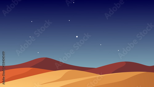 Stunning Desert with a Sky So Clear the Milky Way is Visible