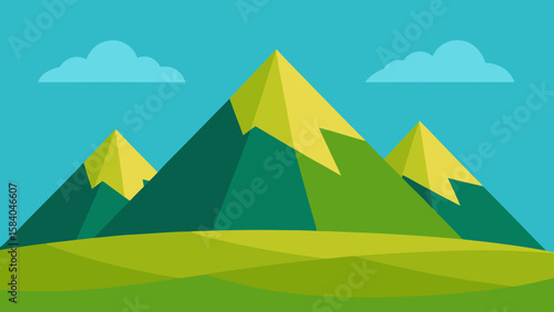 Landscape of Steep Conical Hills Like Miniature Volcanoes
