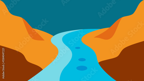 River That Flows Through a Cave for Part of Its Course