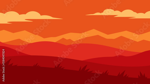 Explore a Vast Expanse of Tundra in Autumn with Deep Rich Colors