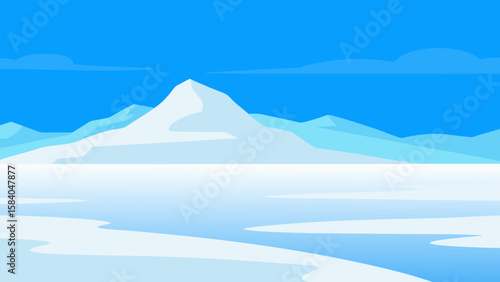 Discover a Vast Windswept Plain of Ice and Snow in Antarctica
