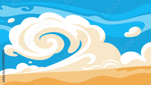 Discover the Strange Beautiful Patterns of Foam on a Beach