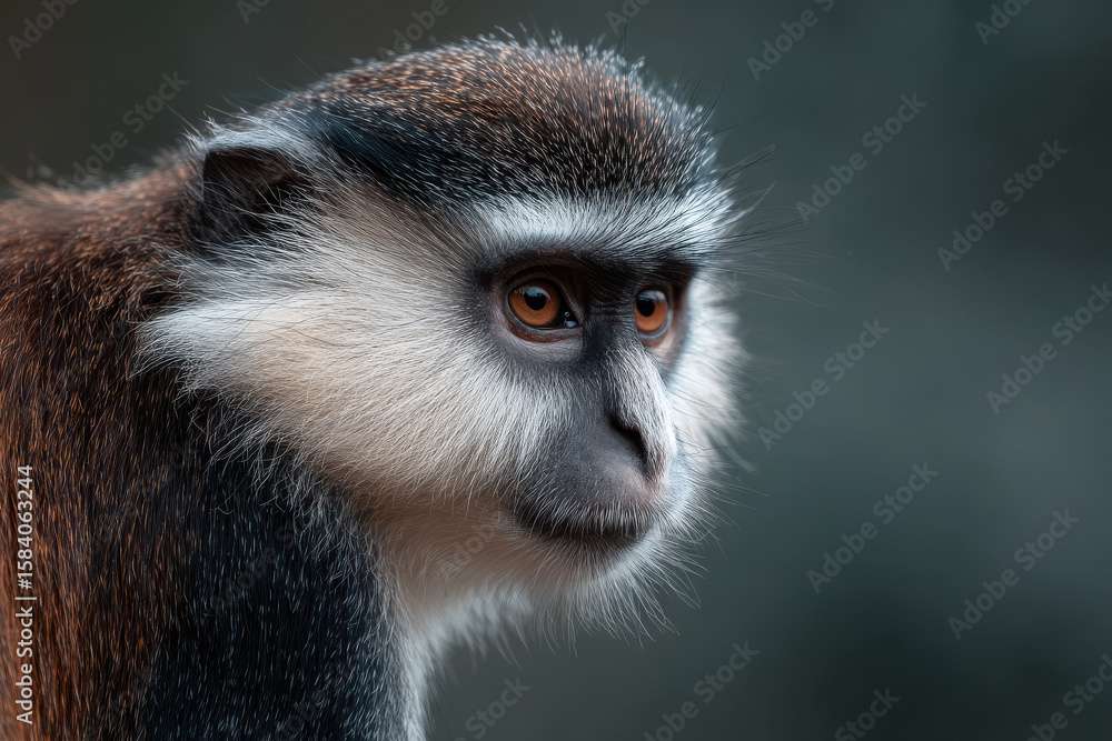 Fototapeta premium capture stunning portraits of top rare and exotic animals against minimalist background featuring beautiful