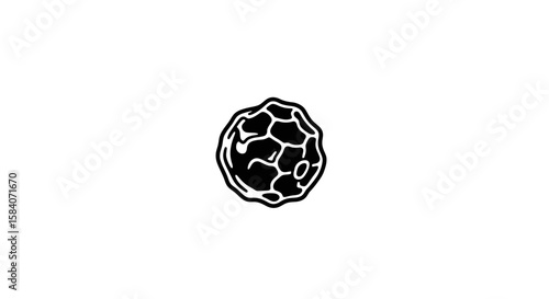 Vector black peppercorn spice drawing vector illustration culinary ingredient seasoning food flavoring cooking 100 char
