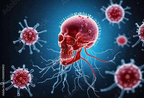 microscopic view of a deadl...