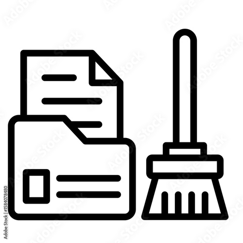 Data Cleaning  Icon Element For Design
