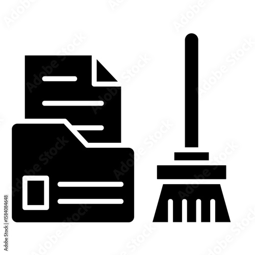 Data Cleaning  Icon Element For Design

