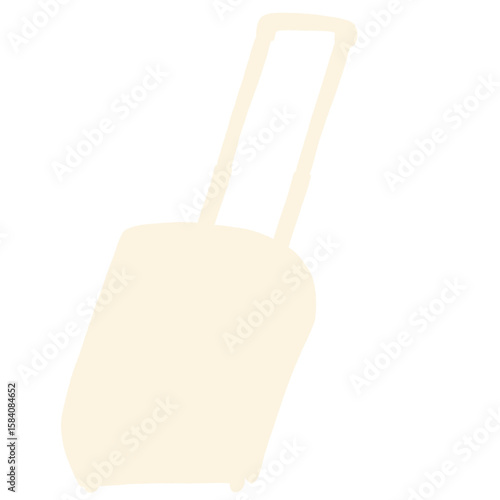 キャリー　旅行　趣味　イラスト　クリーム　単体　シークレット