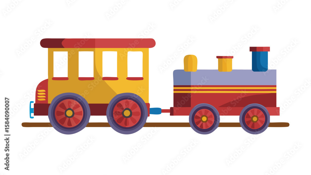 Naklejka premium train