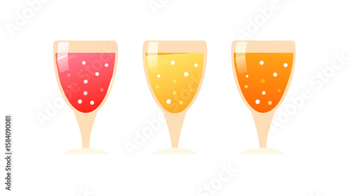 glasses of sparkling
