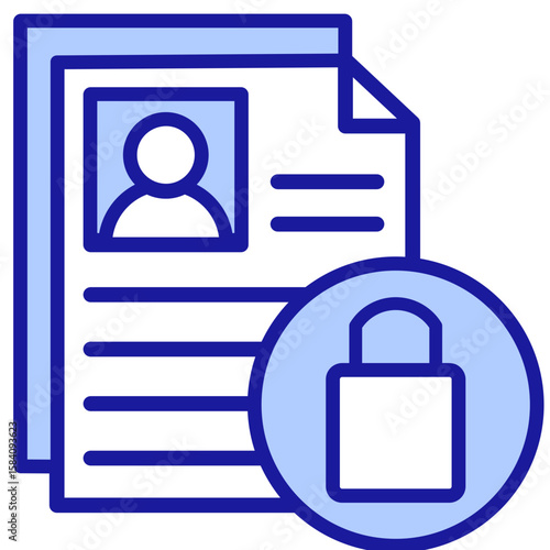 Data Privacy  Icon Element For Design
