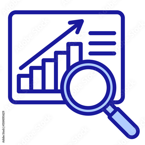 Data Analysis  Icon Element For Design
