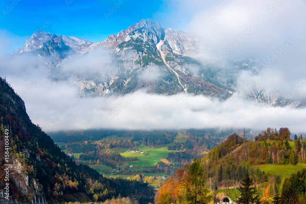 Fototapeta premium Austrian Alps in Salzburg State