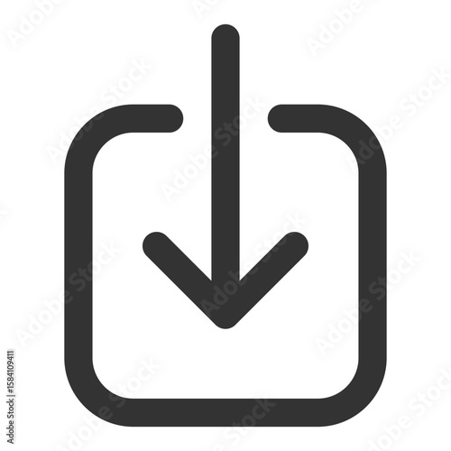 Simple Modern Outline Icon - UI Icon Outline icon for Button