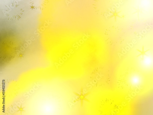 abstract yellow glowing smoke background