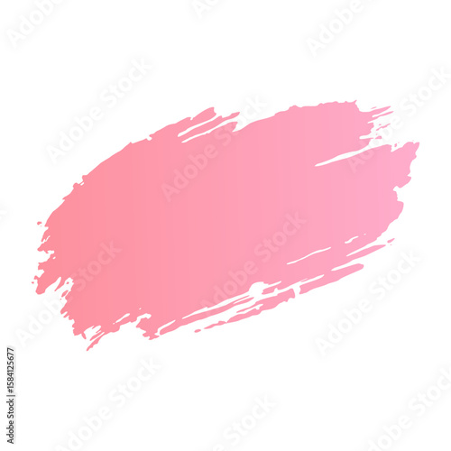 Grunge Vector Image Pink Background Watercolor Brush Texture