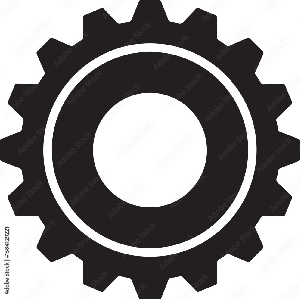 A Close Up of a Sleek Black Gear with Intricate Toothed Edges and a Central Circular Opening Symbolizing Engineering A Close Up of a Sleek Black Gear with Intricate Toothed Edges and a Central Circular Opening Symbolizing Engineering