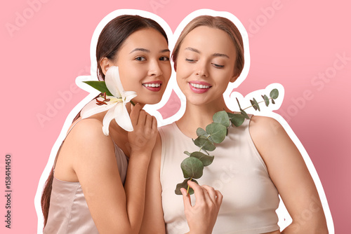Beautiful young women with ...