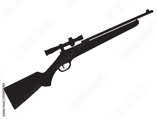 HUNTING RIFLE SILHOUETTE