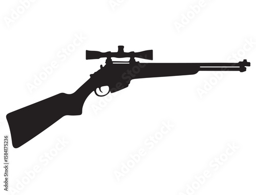 HUNTING RIFLE SILHOUETTE