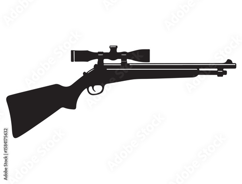 HUNTING RIFLE SILHOUETTE